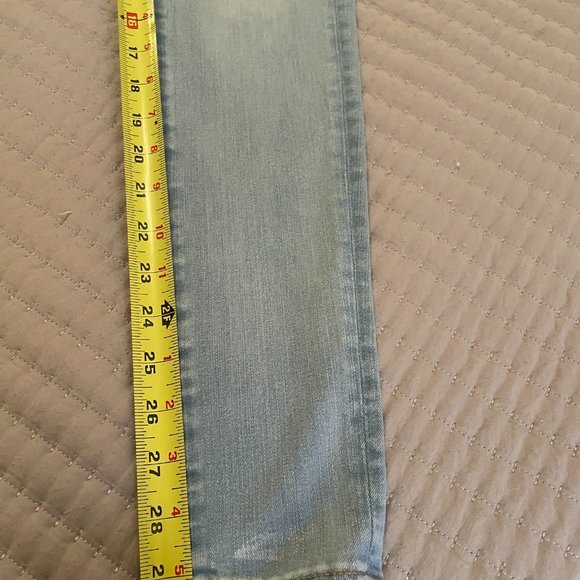American Eagle Women's Light Blue Washed Stretch Jeggings 4 Long - Picture 11 of 11